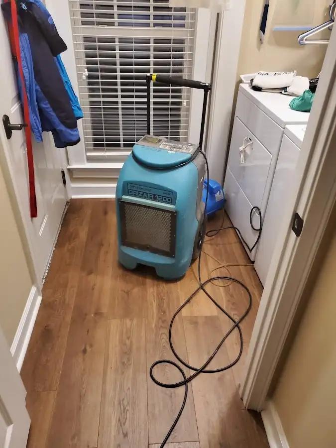 Commercial dehumidifier deployed for Flood Damage Cleanup in Cape St. Claire